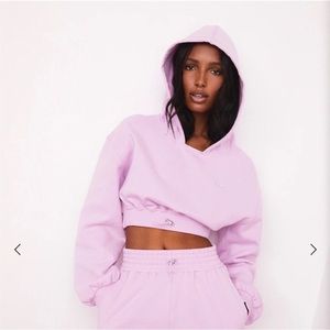 For Love and Lemons Cropped Hoodie Brand New